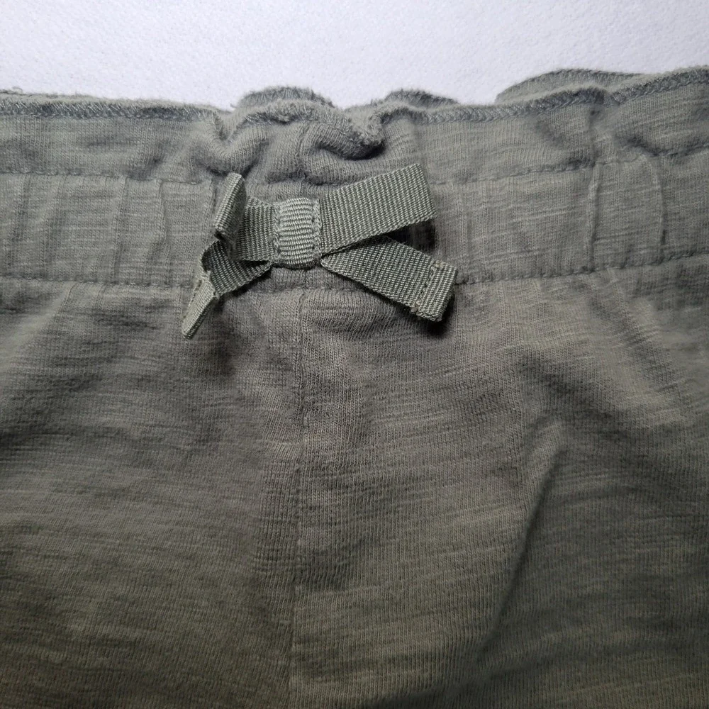 Carters Toddler Girls Olive Green Slub Knit Pull On Shorts Size 3T